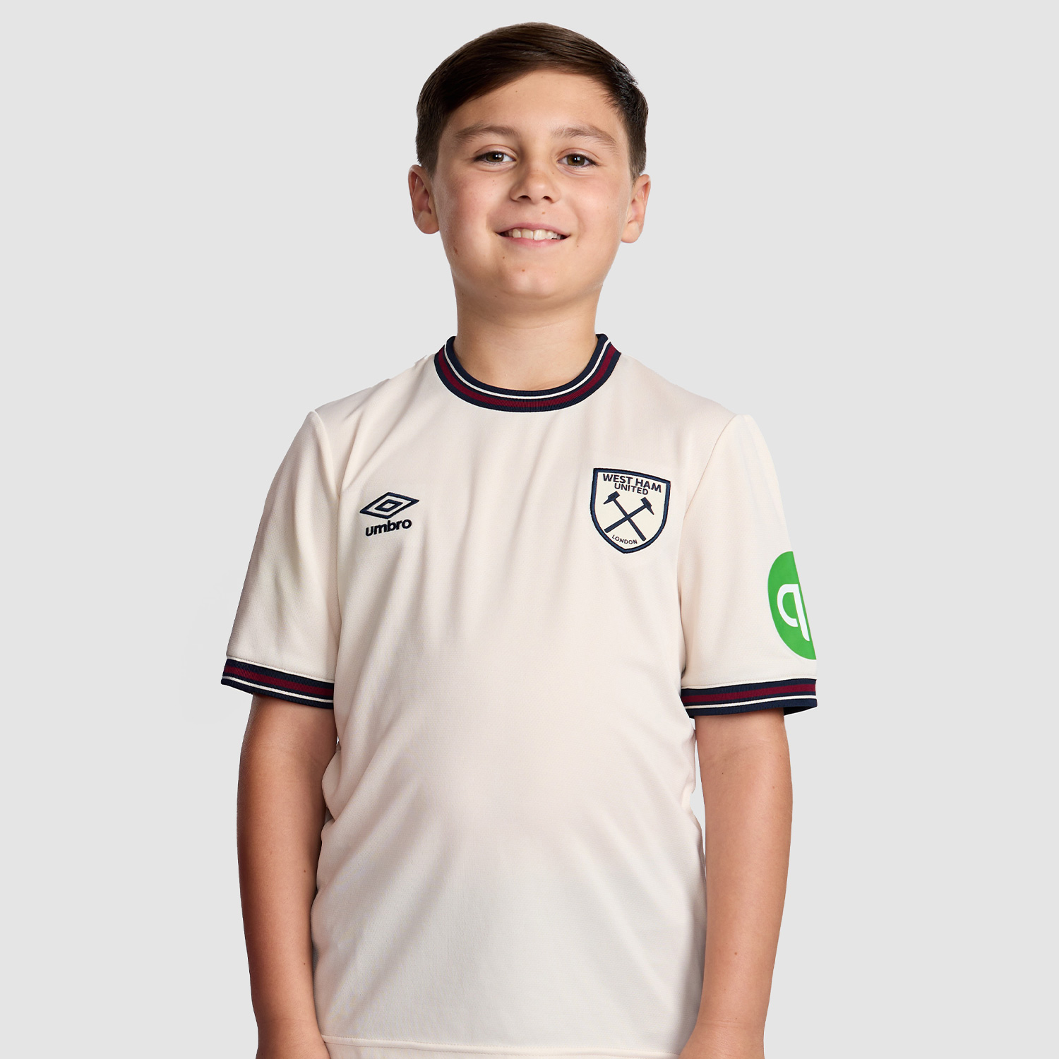 Kid's West Ham Away Jersey+Shorts 25/26
