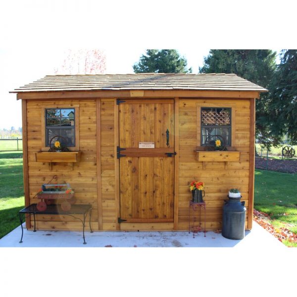 【Storage shed】12 feet wide x 8 feet deep wooden storage shed