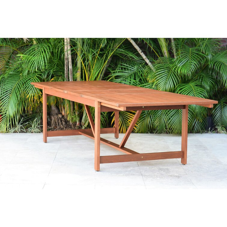 【Home&Garden】Rafael Rectangular 12 - Person Outdoor Dining Set