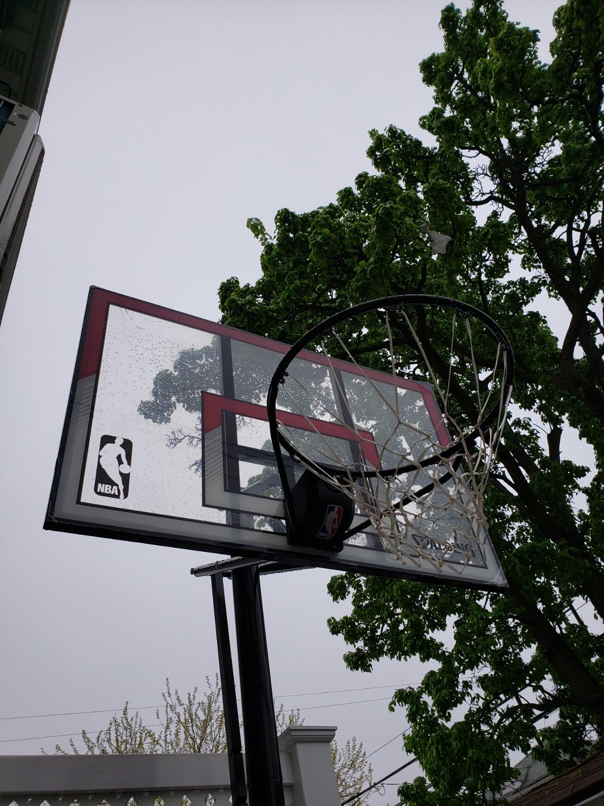 【Sports&Outdoors】Spalding Ultimate Hybrid Jr Portable Basketball System