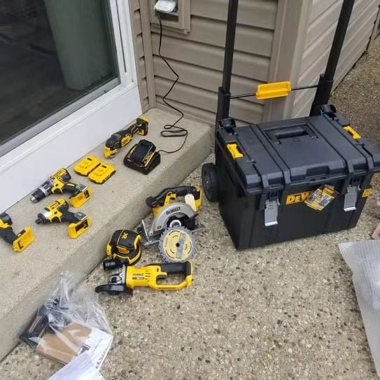 DeWALT DCKTS781D2M1 20V MAX Cordless Li-Ion 7 Tool Combo Kit wTough System