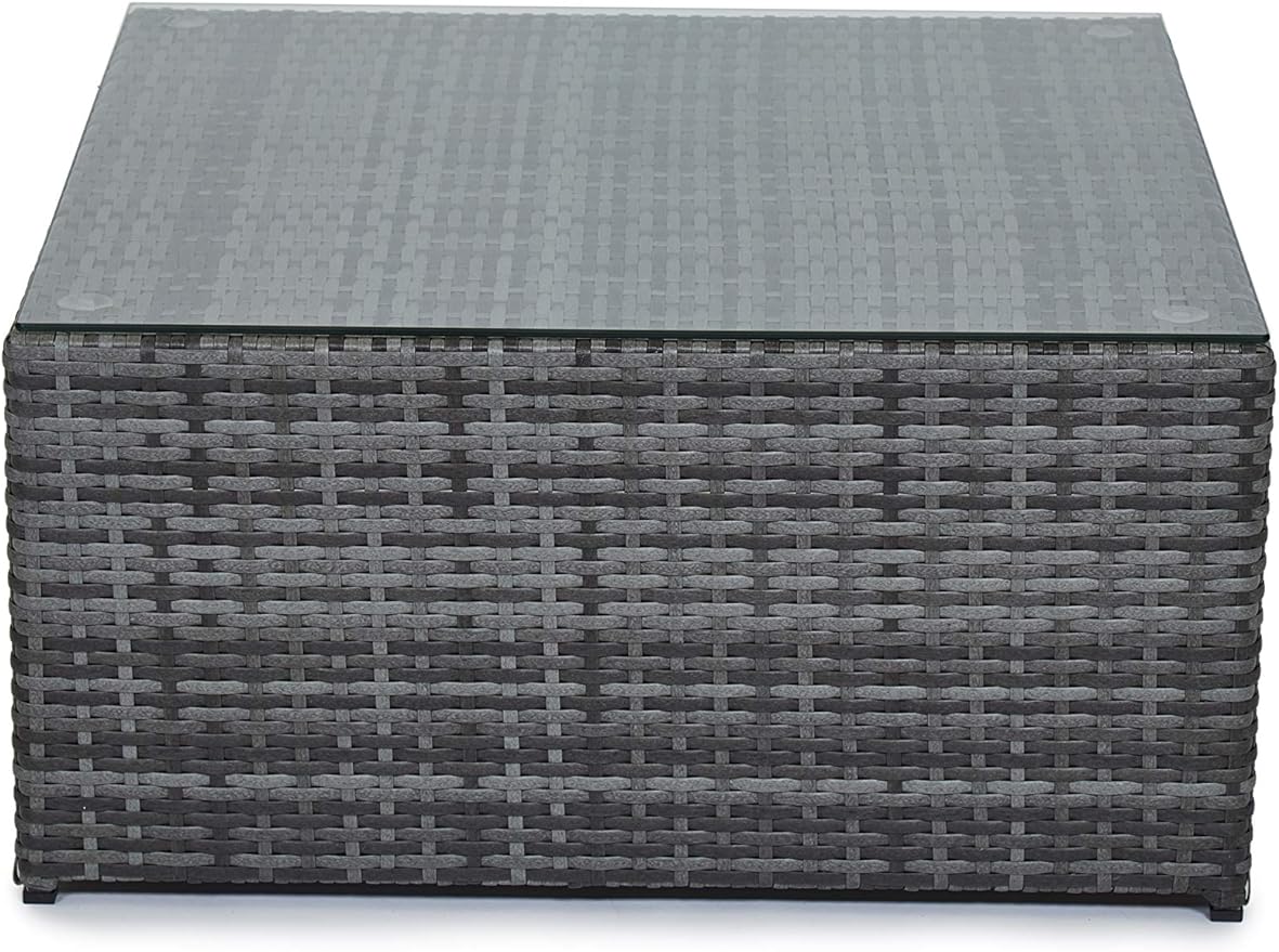 EVRE Outdoor Rattan Garden Furniture Set Malaga Greenhouse Sofa Coffee Table