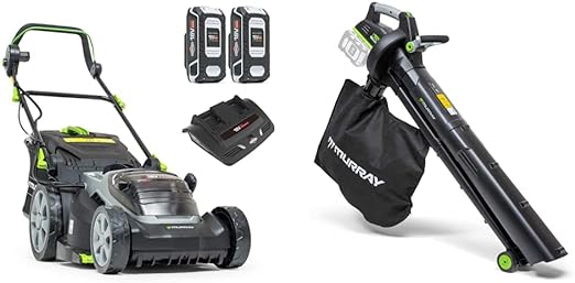 Murray 2x18V (36V) Li-Ion 37cm Cordless Lawn Mower IQ18WM37