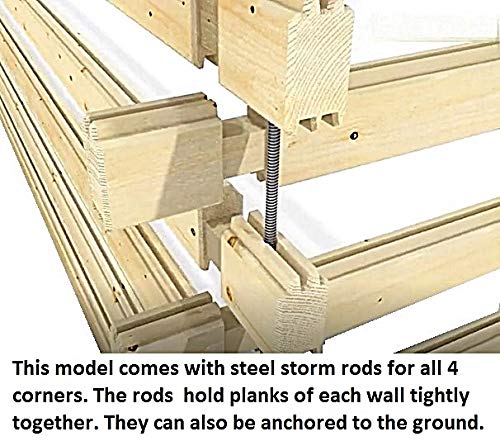 【Home&Garden】Claudia | 209 SQF Cabin Kit, Garden House