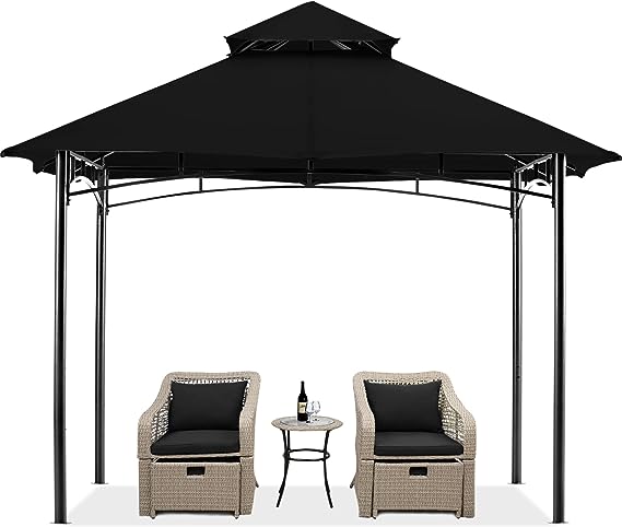 MASTERCANOPY Outdoor garden pavilion for terraces with stabilized steel farm