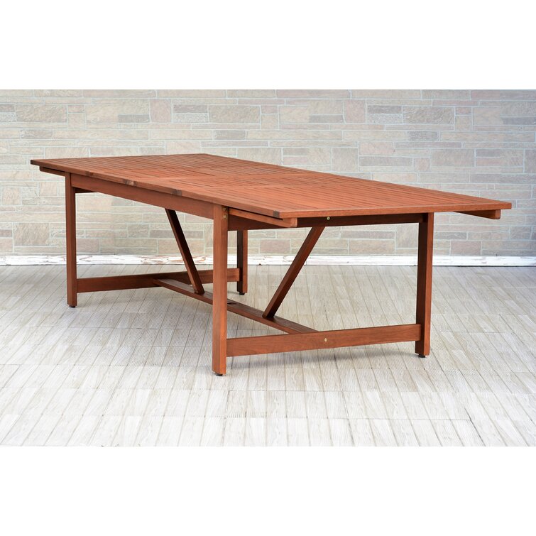 【Home&Garden】Rafael Rectangular 12 - Person Outdoor Dining Set