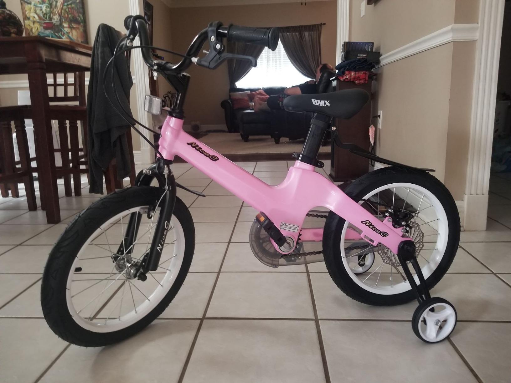 【Sports&Outdoors】Training Wheel Bike, Kids Bike Boys Girls, BMX Mountain with Dual Disc Brake 12-14-16-18 inch