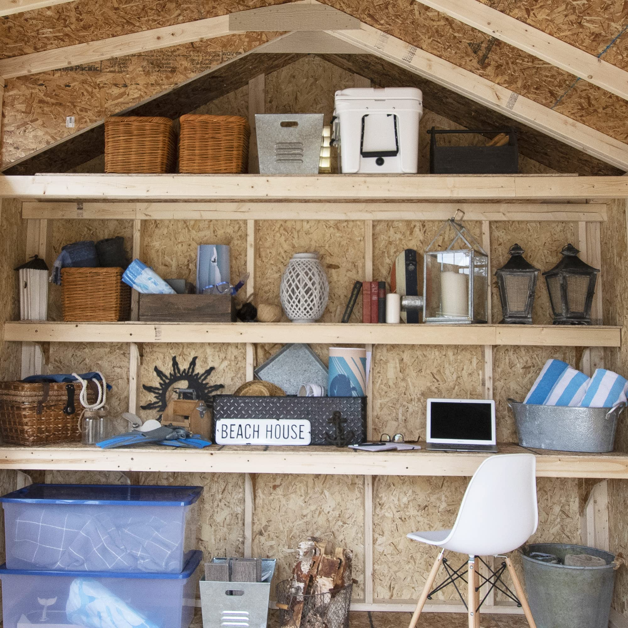 【Storage Shed】Windemere 10x12 Do-it-Yourself Wooden Storage Shed with Floor