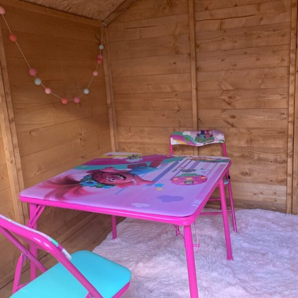 【Home&Garden】Swiss Cottage 7.71′ x 6.75′ Playhouse