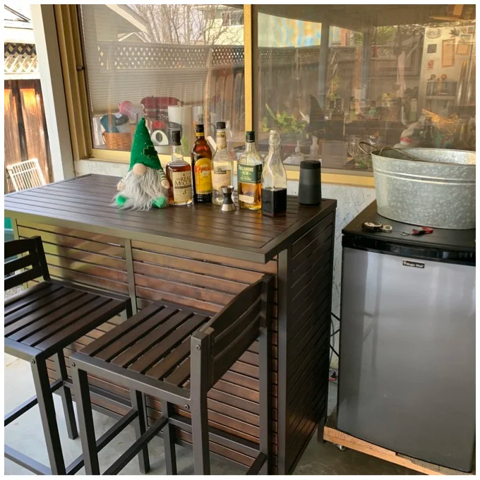 【Home&Garden】Libnah 3 Piece Bar Set