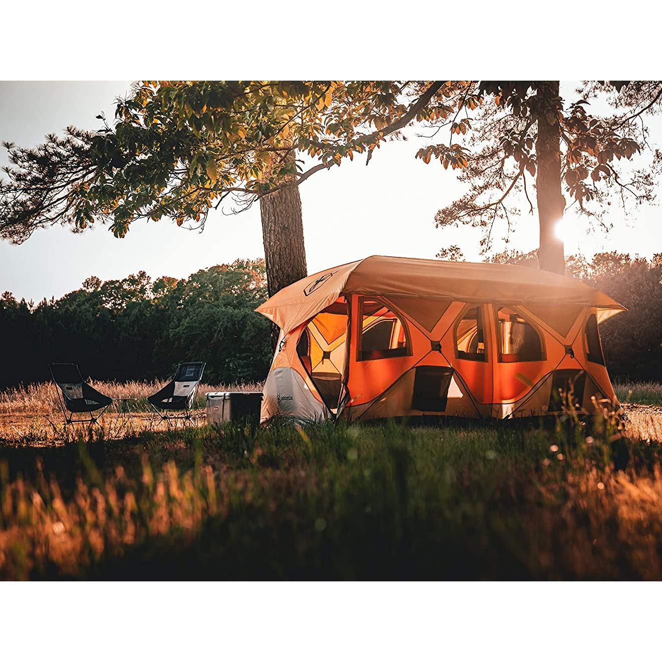 【Sports&Outdoors】T8 Hub Tent, Easy 90 Second Set-Up, Waterproof, UV Resistant, Removable Floor, 8-Person