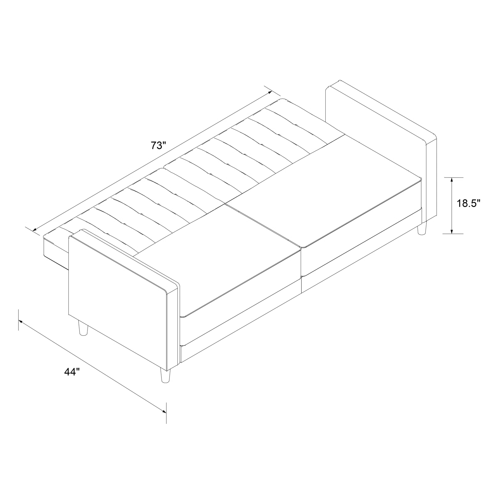 【Furniture】Perdue 81.5