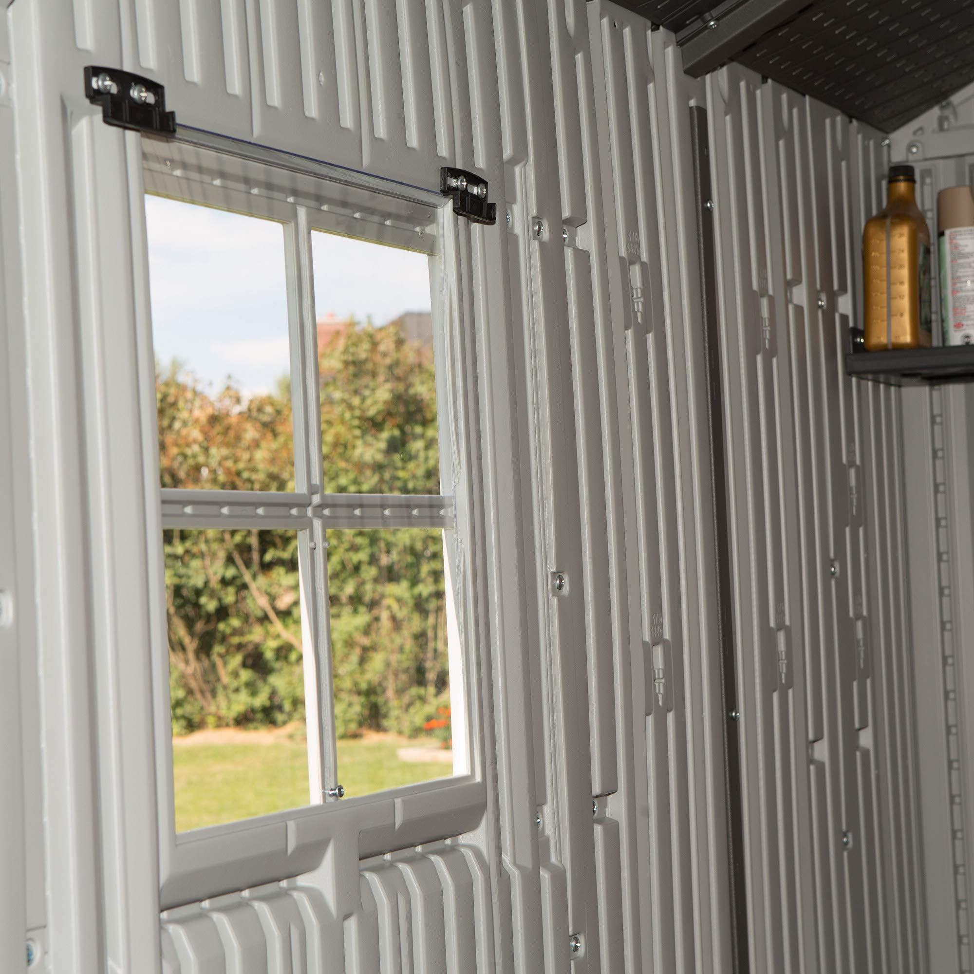 【Storage Shed】Lifetime 8x10 ft Outdoor Storage Shed