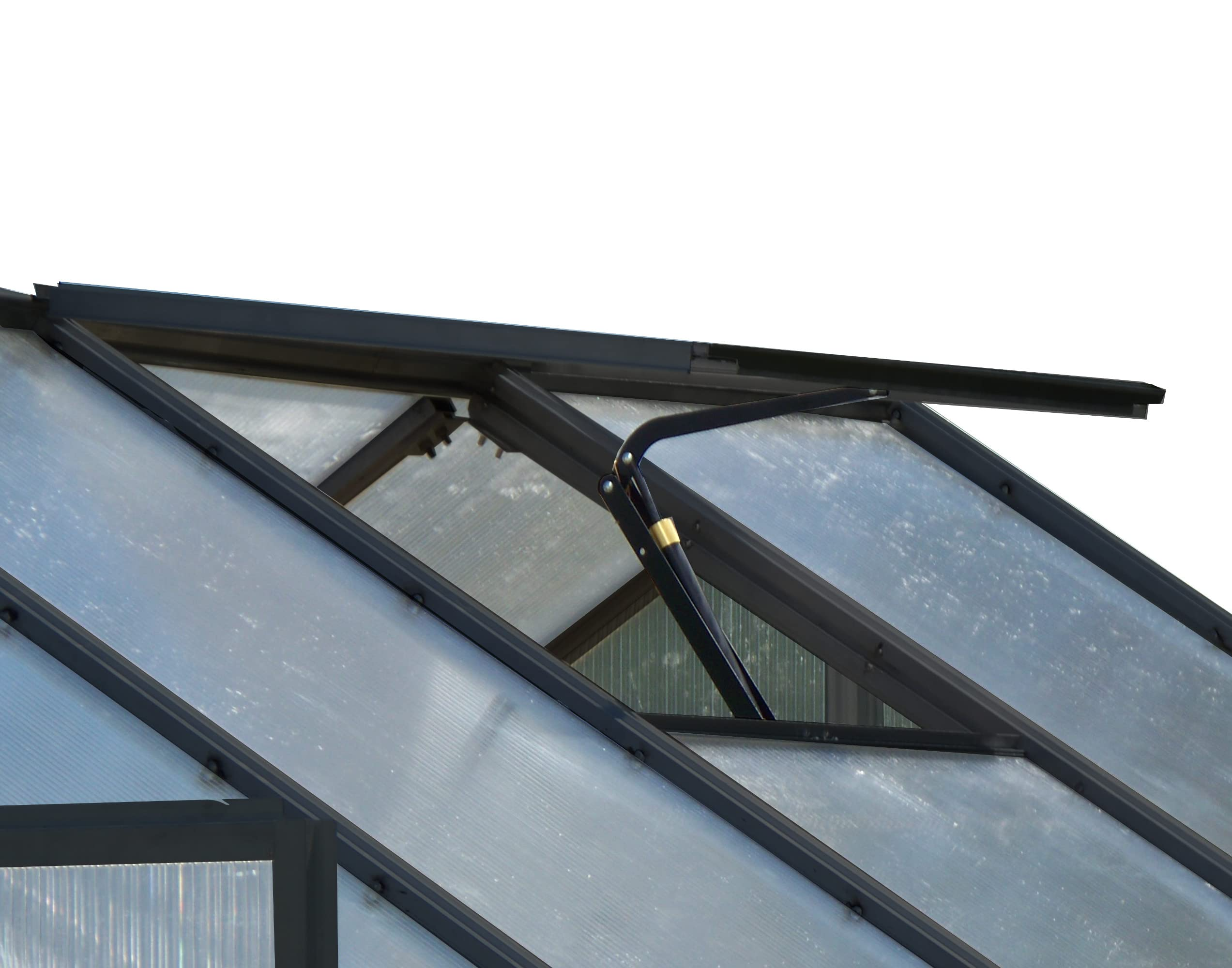 【Home&Garden】Greenhouse, 8' x 12', Black