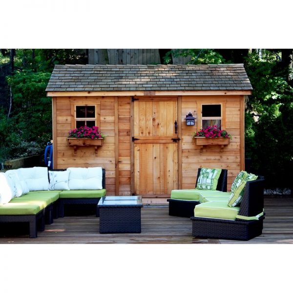 【Storage shed】12 feet wide x 8 feet deep wooden storage shed