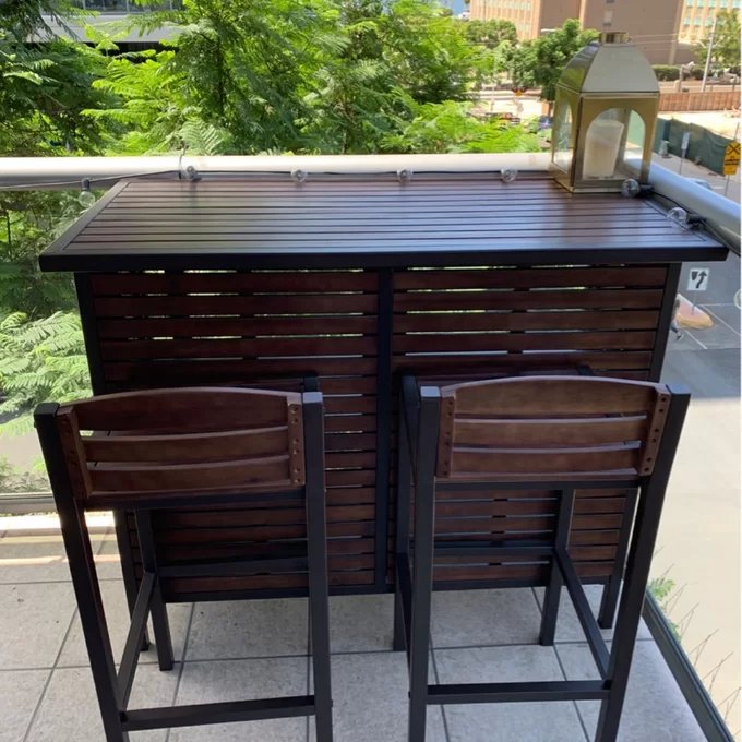 【Home&Garden】Libnah 3 Piece Bar Set