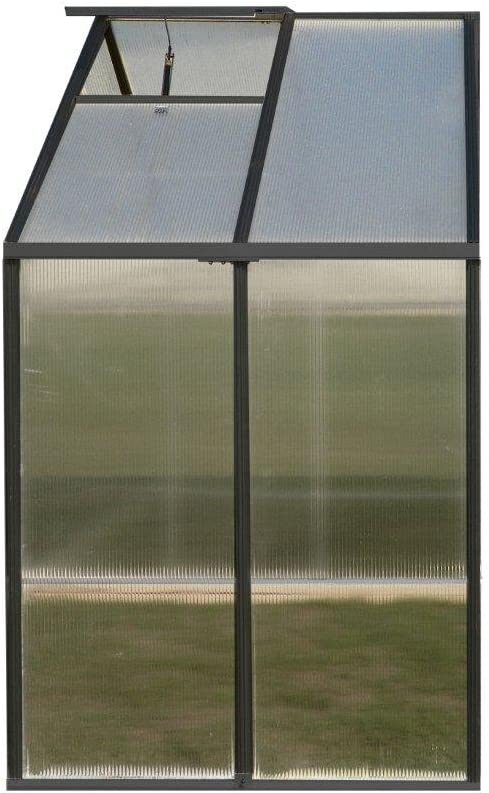 【Home&Garden】Greenhouse, 8' x 12', Black