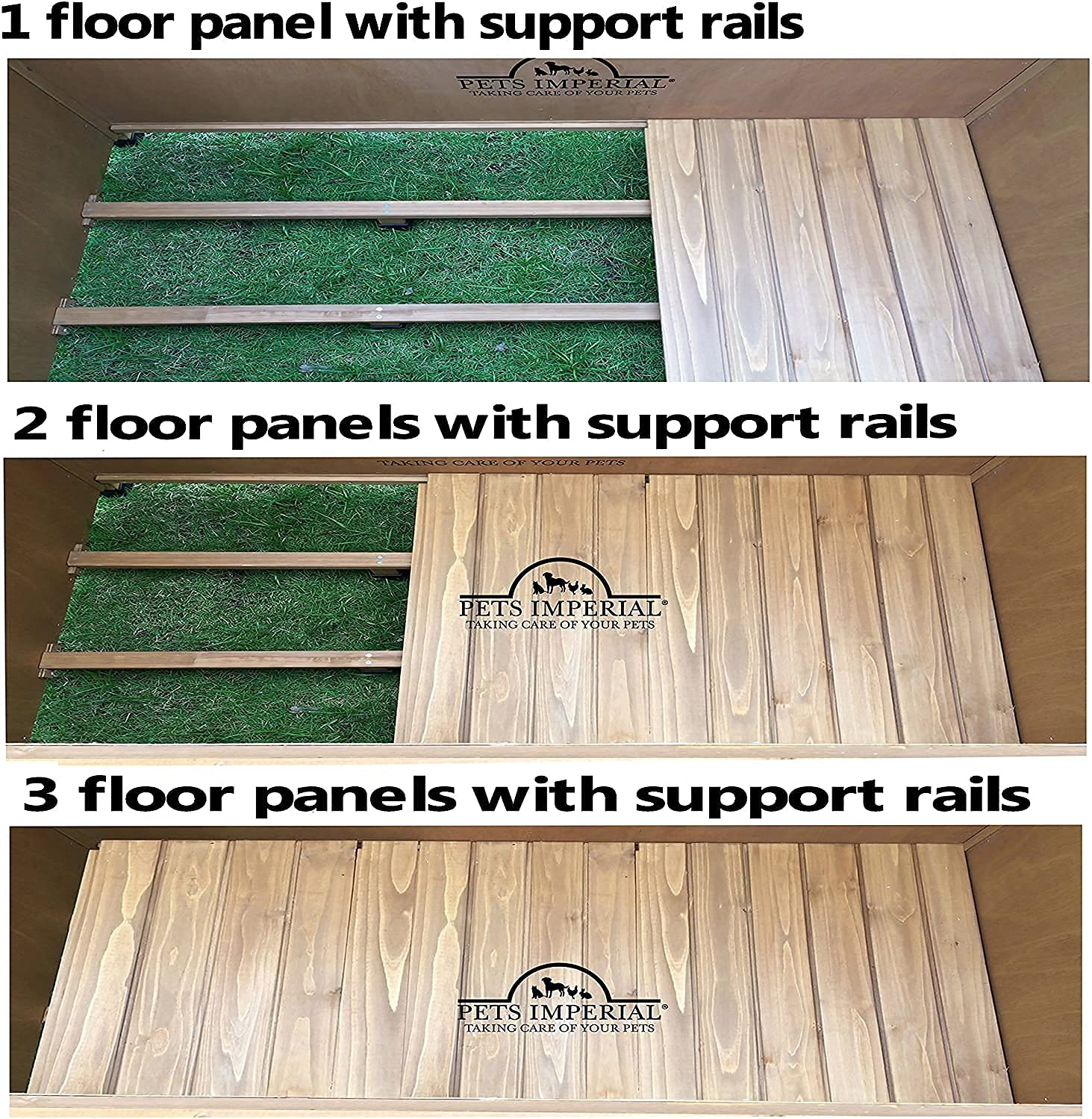 【Pet】XL Insulated Wooden Dog Kennel Cedar Color with Support Rails and Removable Floor