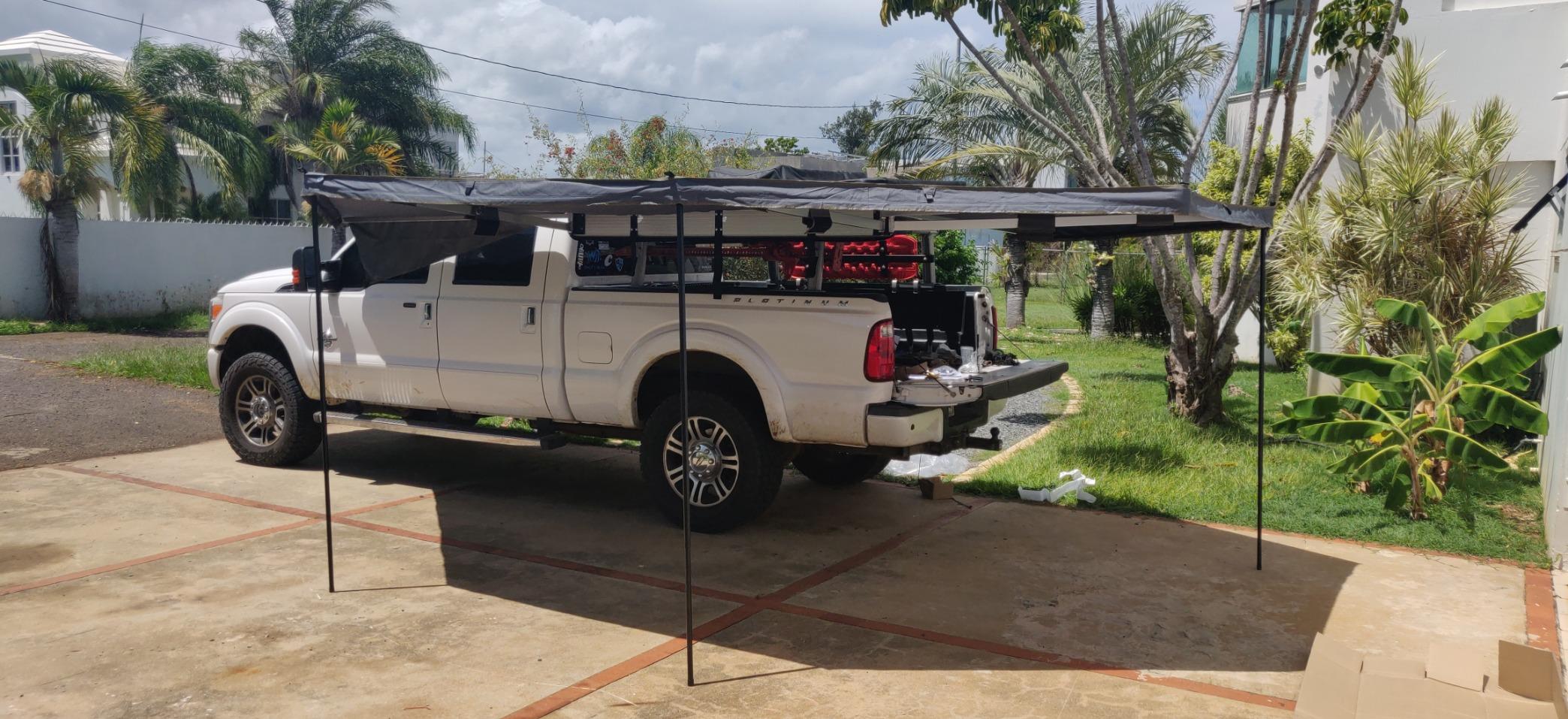 【Sports&Outdoors】Dark Gray with Black Travel Cover - Driverside