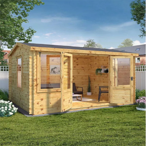 【Home&Garden】Mercia 4M x 3m Grizedale Log Cabin -- 19mm