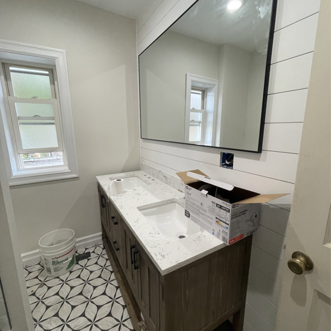 【Home Improvement】Rectangle Metal Mirror