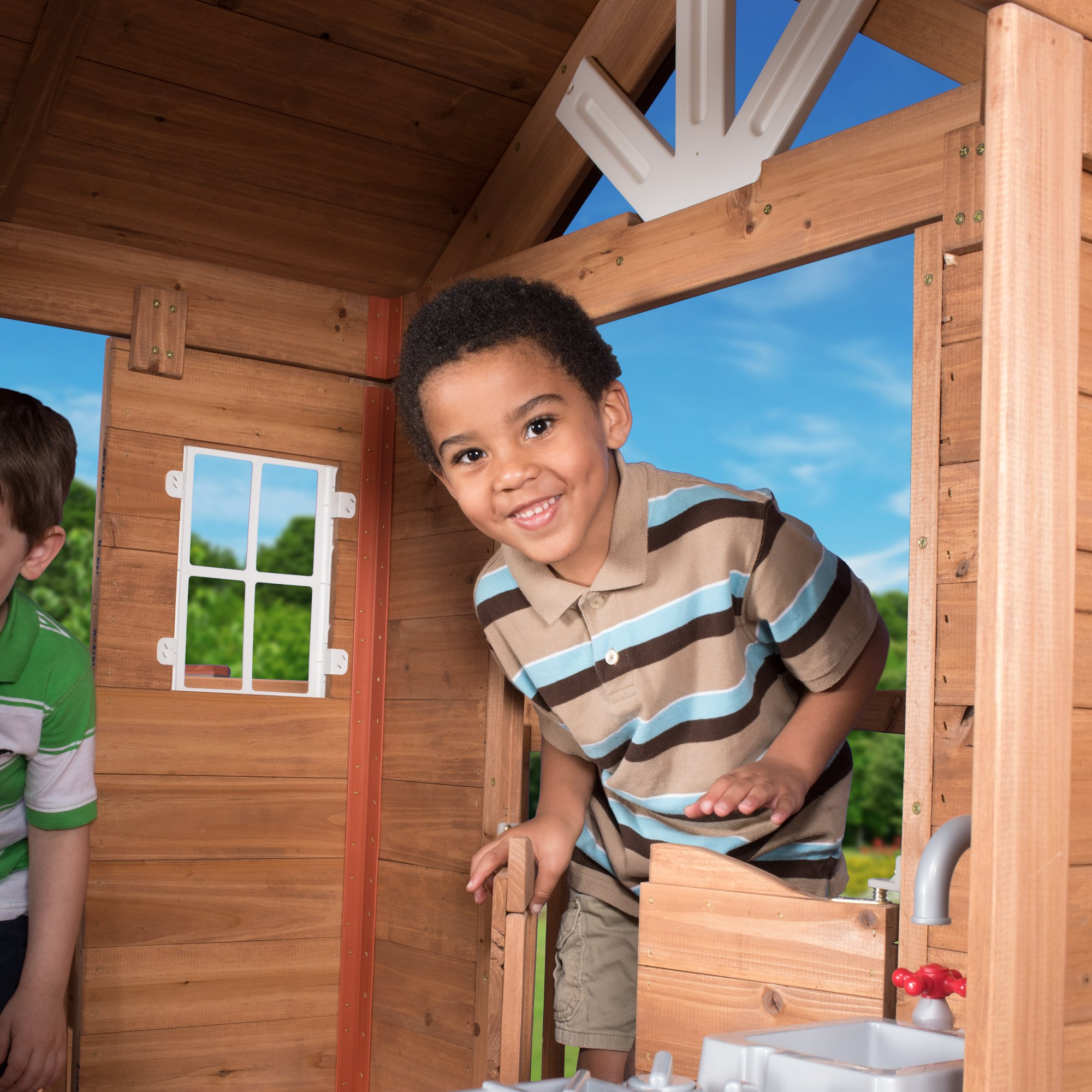 【Baby&Kids】Scenic Heights All Cedar Playhouse