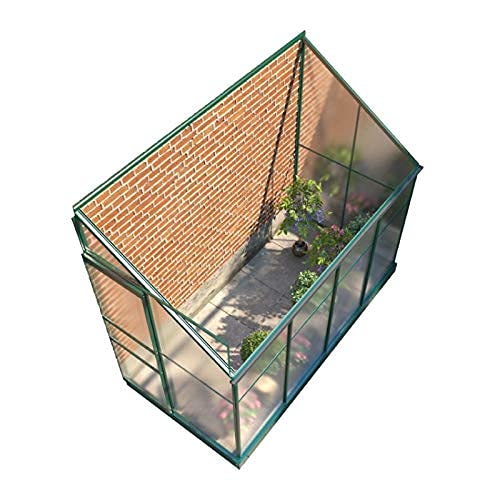 【Home&Garden】Polycarbonate Aluminium Metal Frame Lean-To Greenhouse Green