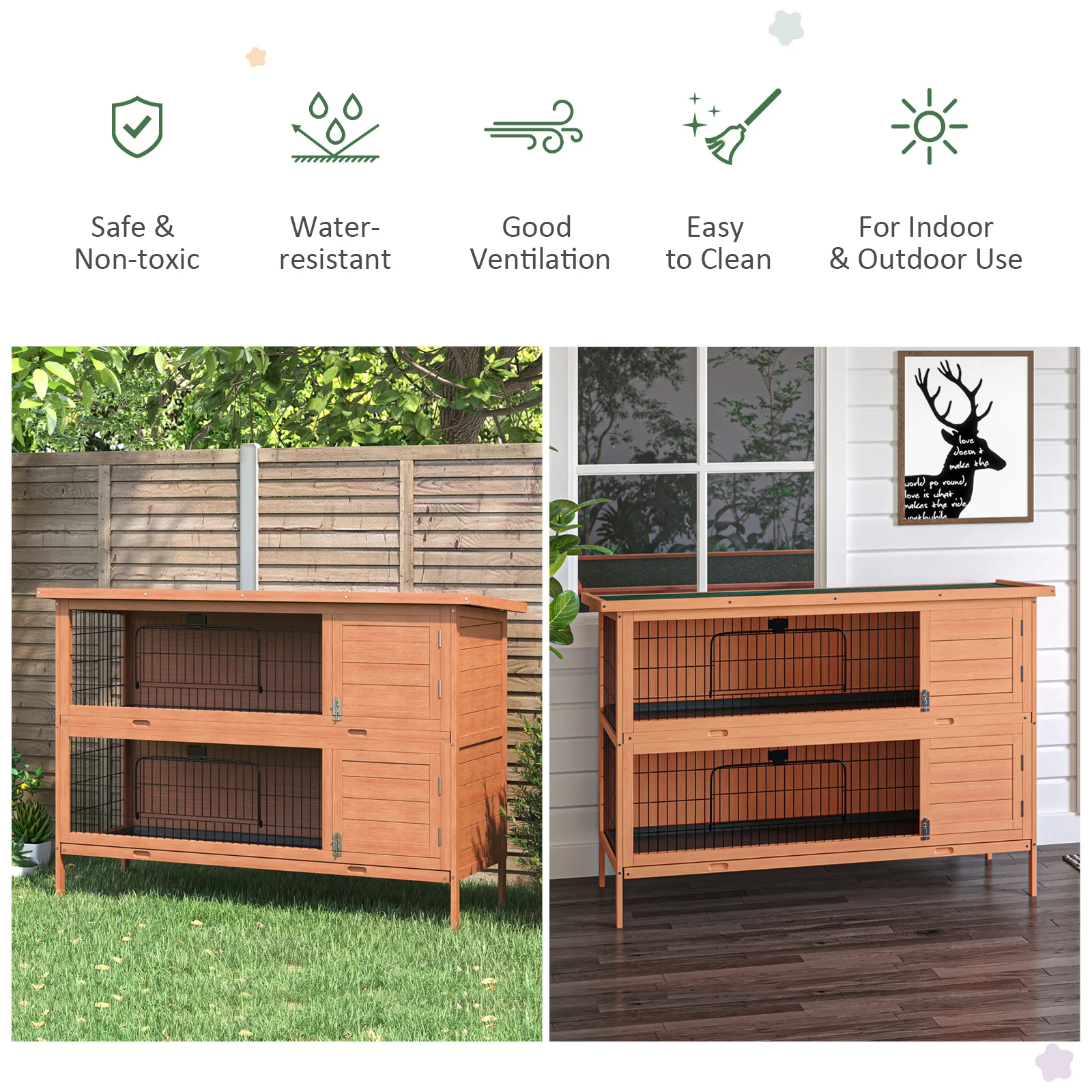 【Pet】Griffen Weather Resistant Hutch