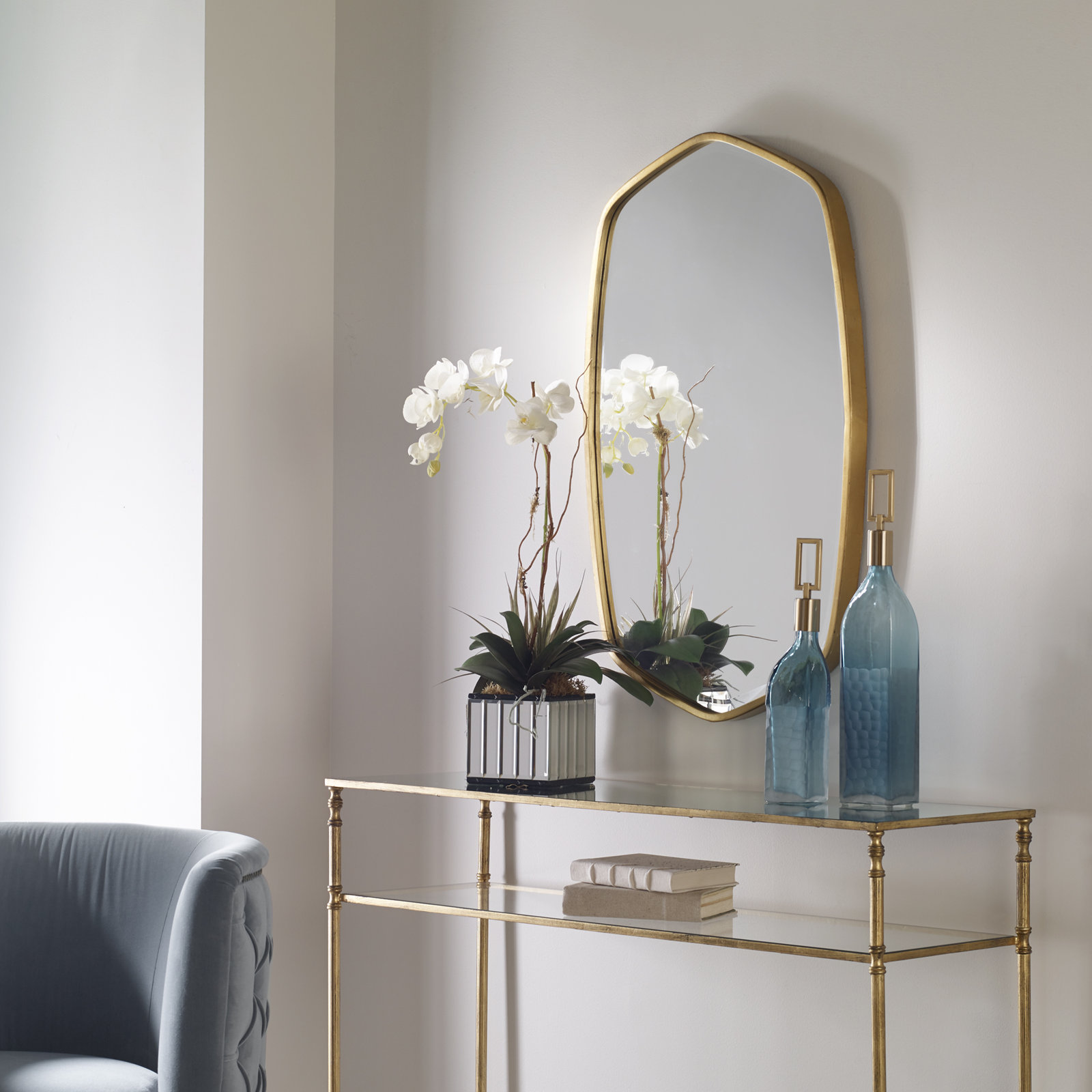 【Home Improvement】Luco Irregular Metal Wall Mirror