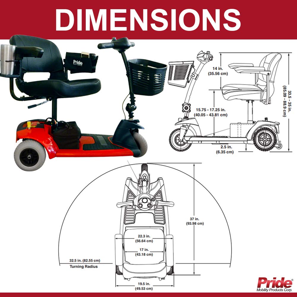 【Sports&Outdoors】Travel Pro Premium 3-Wheel Mobility Scooter by Pride
