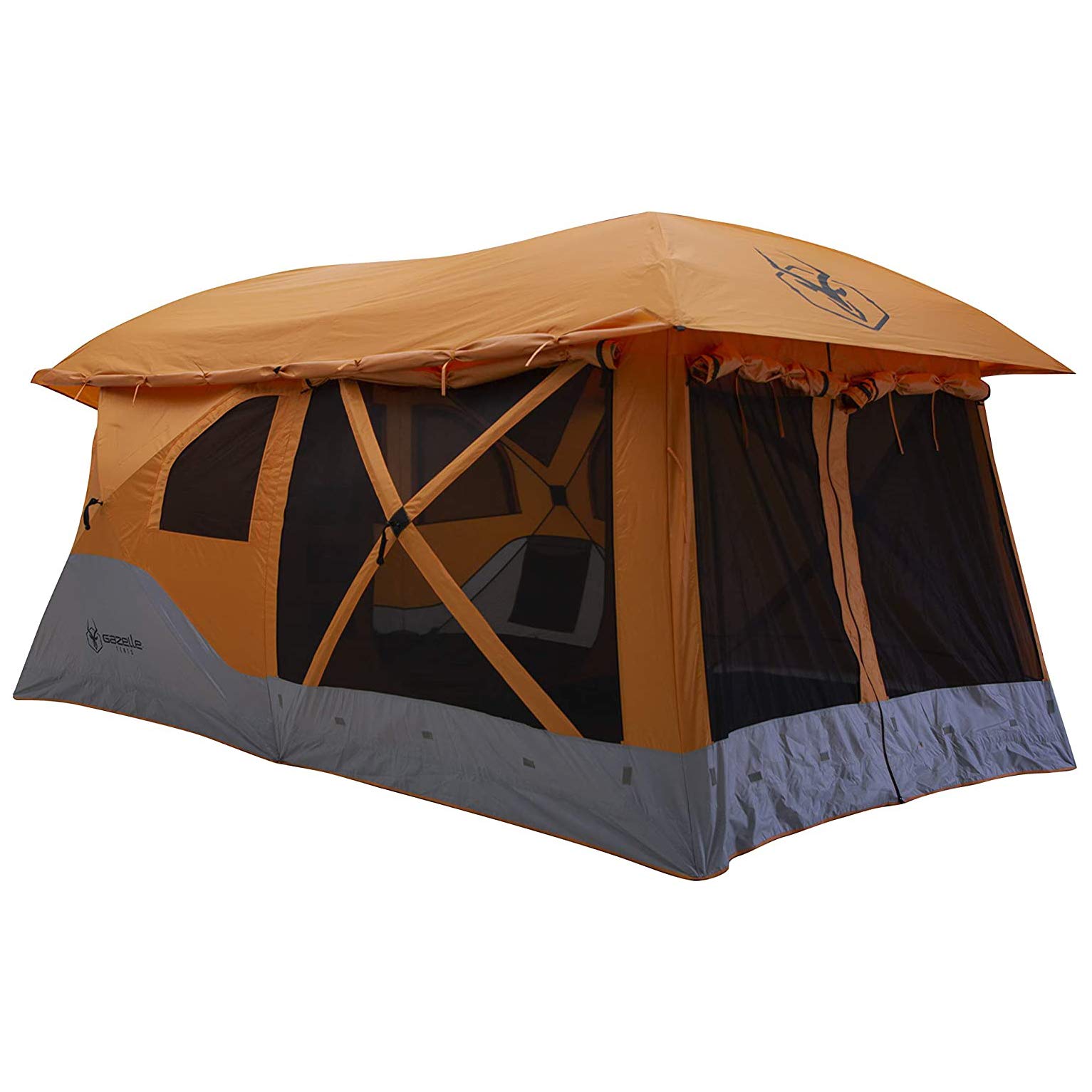 【Sports&Outdoors】T4 Plus Hub Tent, Easy 90-Second Set-Up, Waterproof, UV Resistant, 4-8 Person