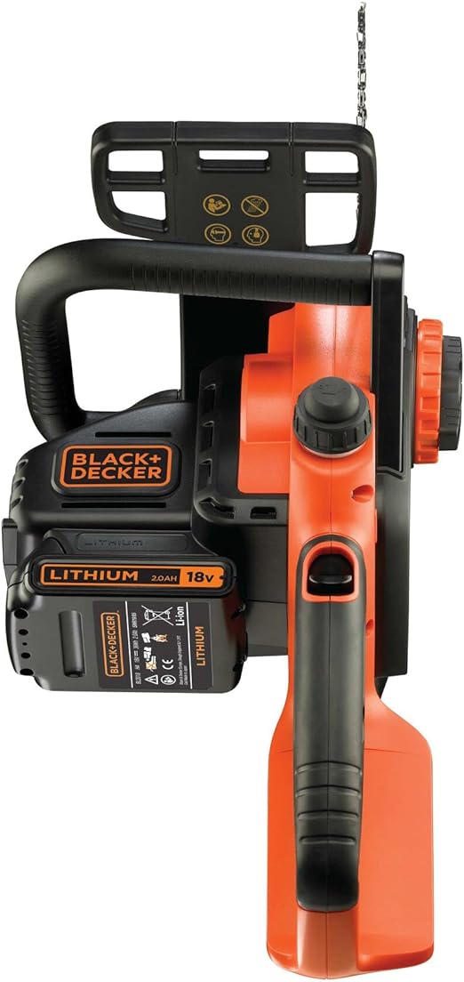BLACK+DECKER 18V Lithium-ion Chainsaw Cordless with Battery 25 cm 2.0Ah GKC1825L20-GB
