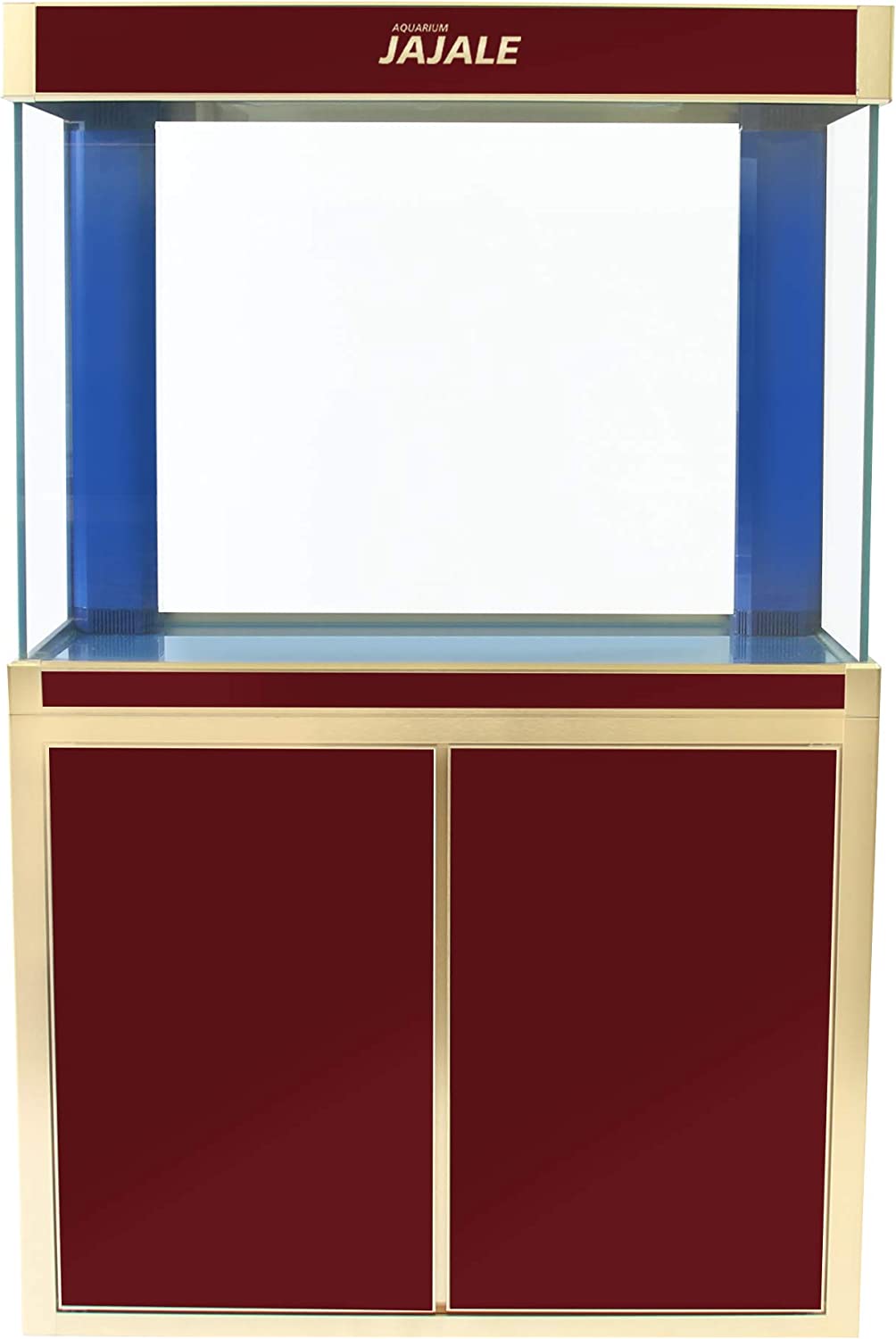 【Pet】170 Gallon Aquarium Fish Tank LED Light Pump Freshwater Filter Upright Fishtank Stand