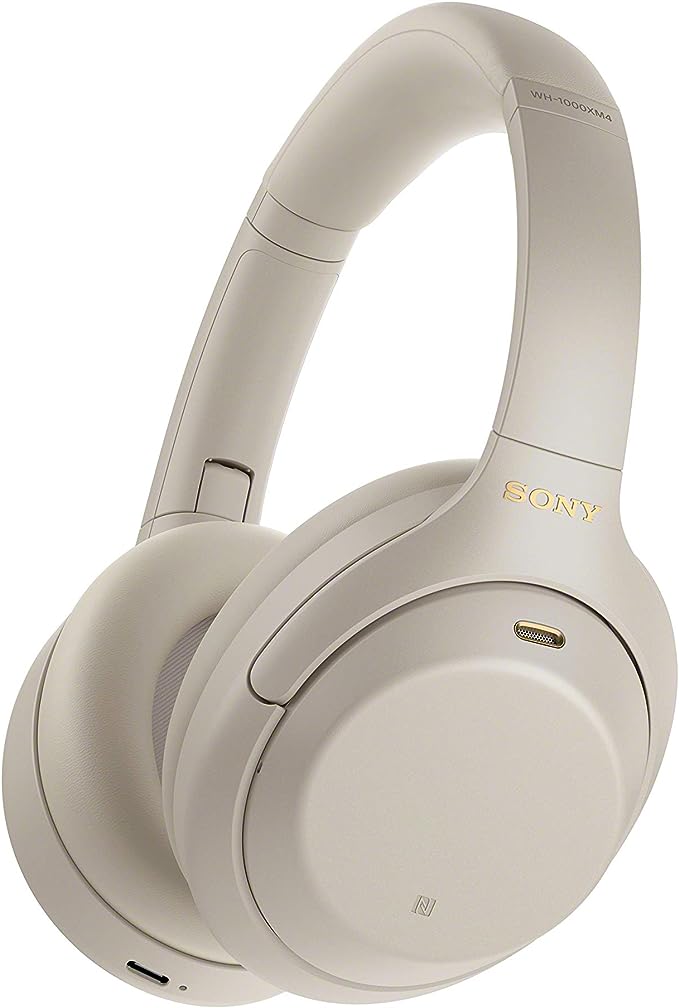 Sony WH-1000XM4 Noise Cancelling Wireless Headphones - 30 hours battery life - Over Ear style - Optimised for Alexa and the Google Assistant - with built-in mic for phone calls - Black