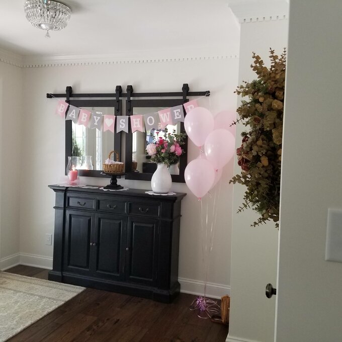 【Home Improvement】Herzberg Rectangle Wood Wall Mirror