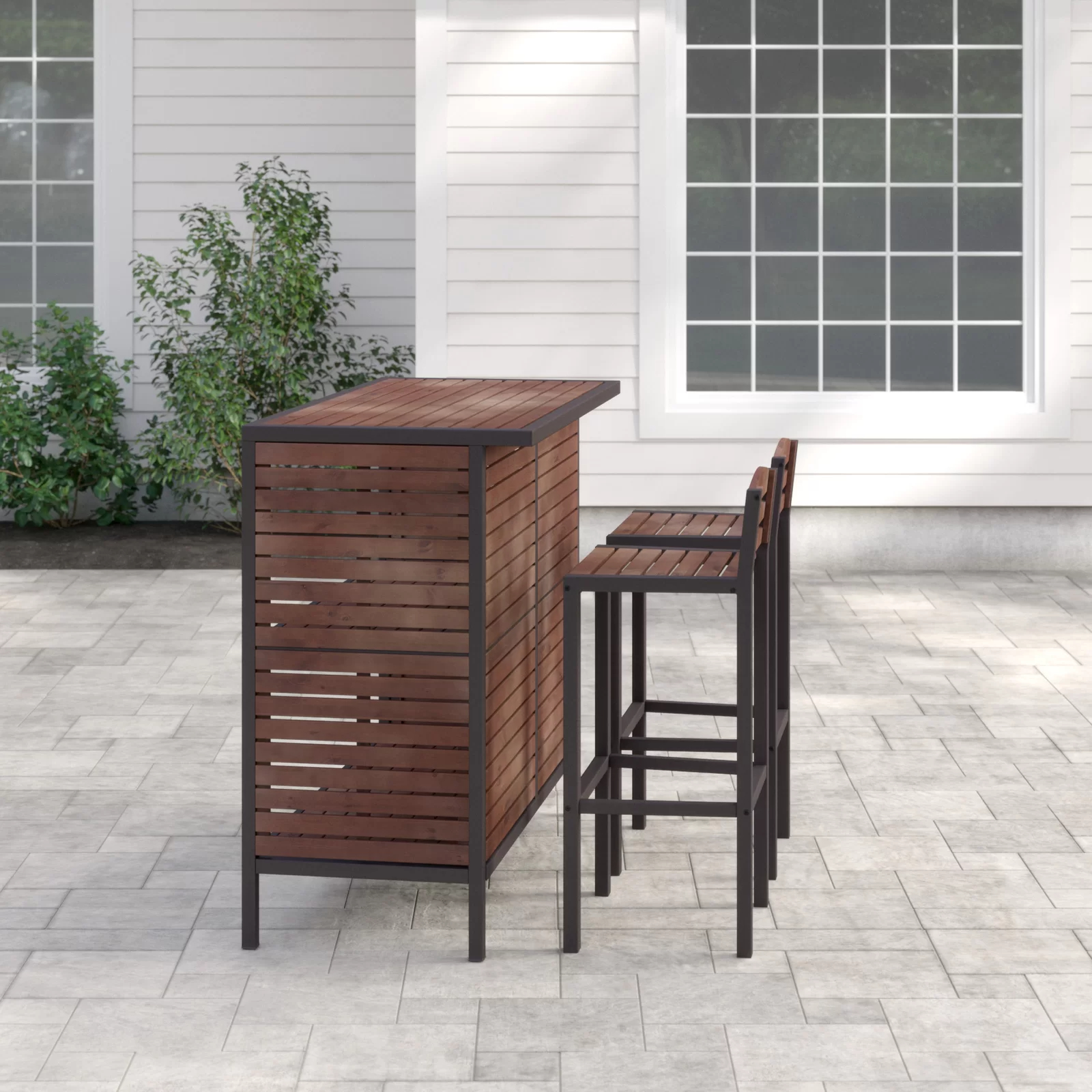 【Home&Garden】Libnah 3 Piece Bar Set