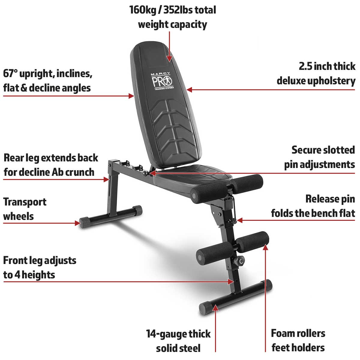 Marcy Pro Utility Weight Bench