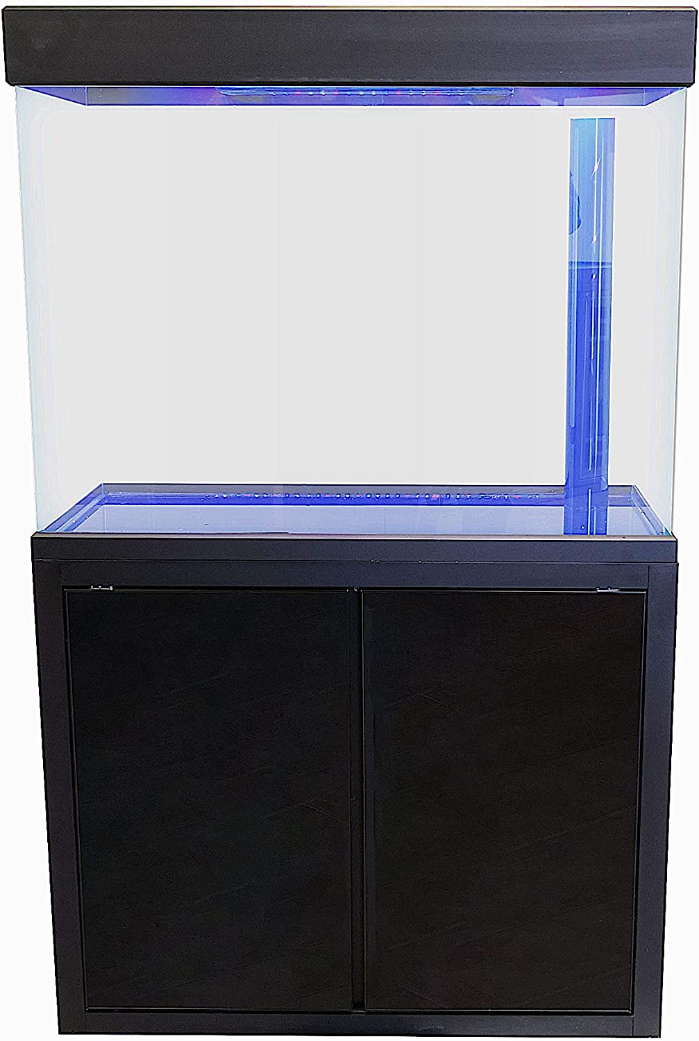 【Pet】170 Gallon Aquarium Fish Tank LED Light Pump Freshwater Filter Upright Fishtank Stand