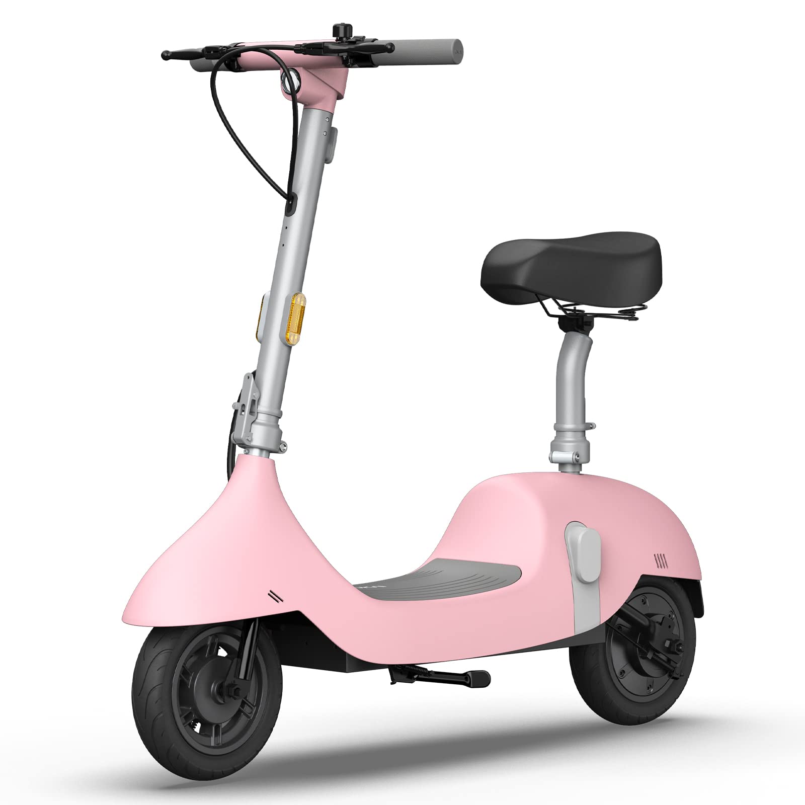 【Sports&Outdoors】Electric Scooter with Seat, Up to 25-34 Miles Range & 15.5MPH