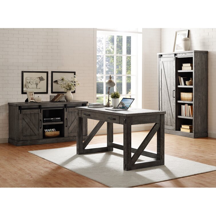 【Furniture】Anse Solid Wood Configurable Rectangular Writing Desk Office Set