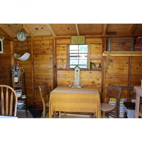 【Storage shed】12 feet wide x 8 feet deep wooden storage shed
