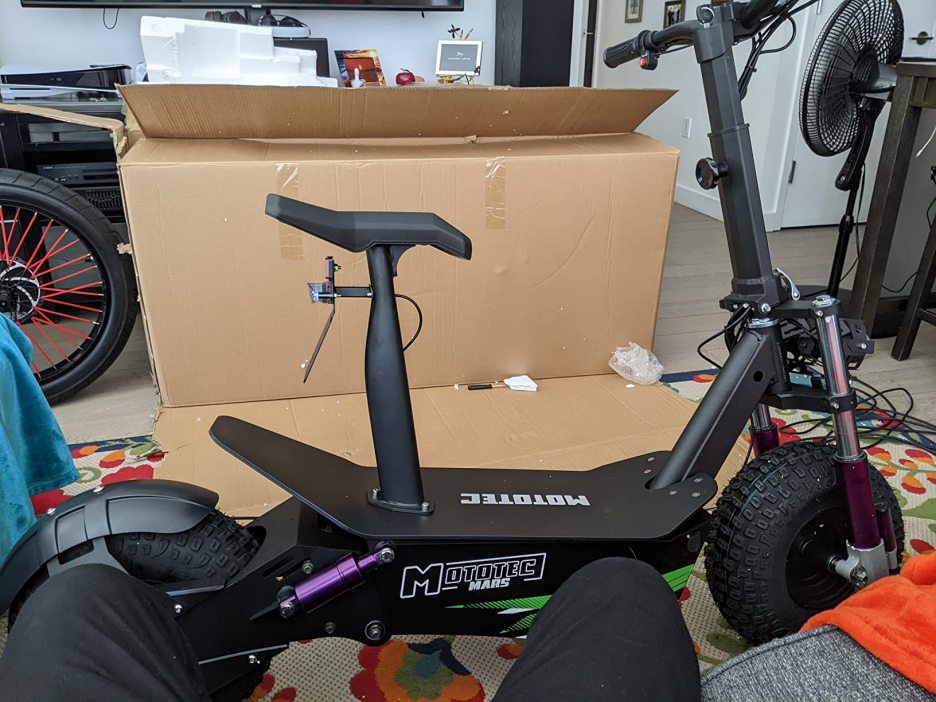 Foldable 2500W Motor Adults Off Road Scooters - 48V20Ah Lithium Ion genannt