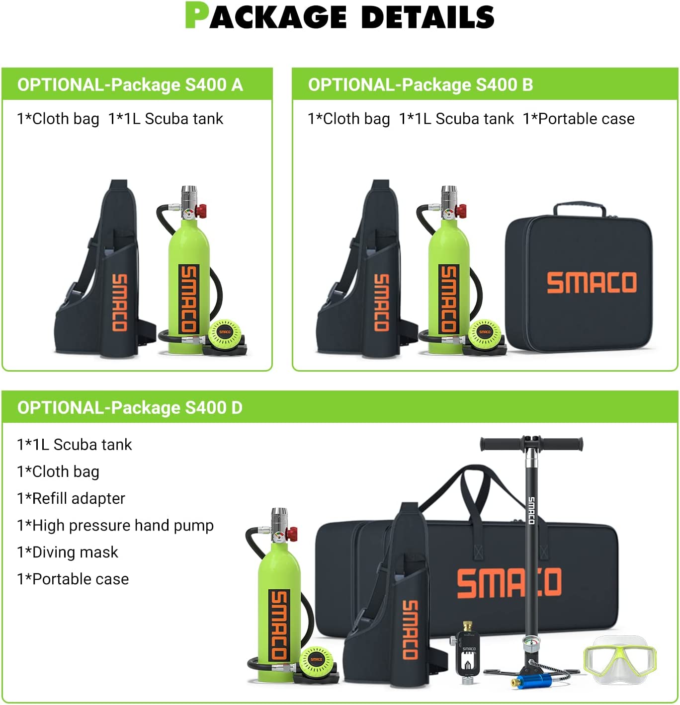 【Sports&Outdoors】Scuba Tank Diving Gear for Diver 1L Mini Scuba Tank Oxygen Cylinder with 15-20 Minutes Underwater Breathing Portable Diving