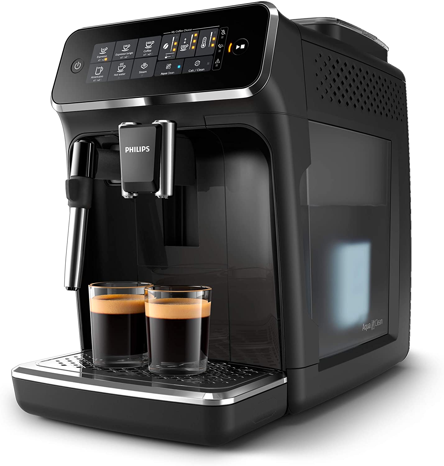 【Appliances】Fully Automatic Espresso Machine with Milk Frother, EP322144, Black