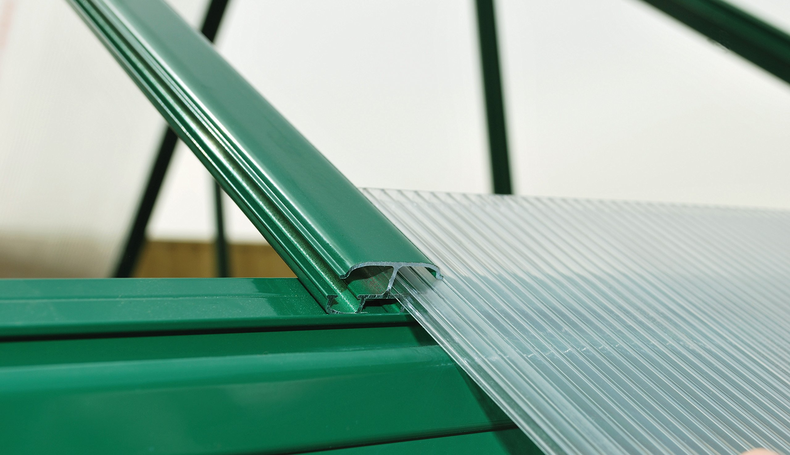 【Home&Garden】Canopia Hybrid 6' x 8' Greenhouse - Forest Green
