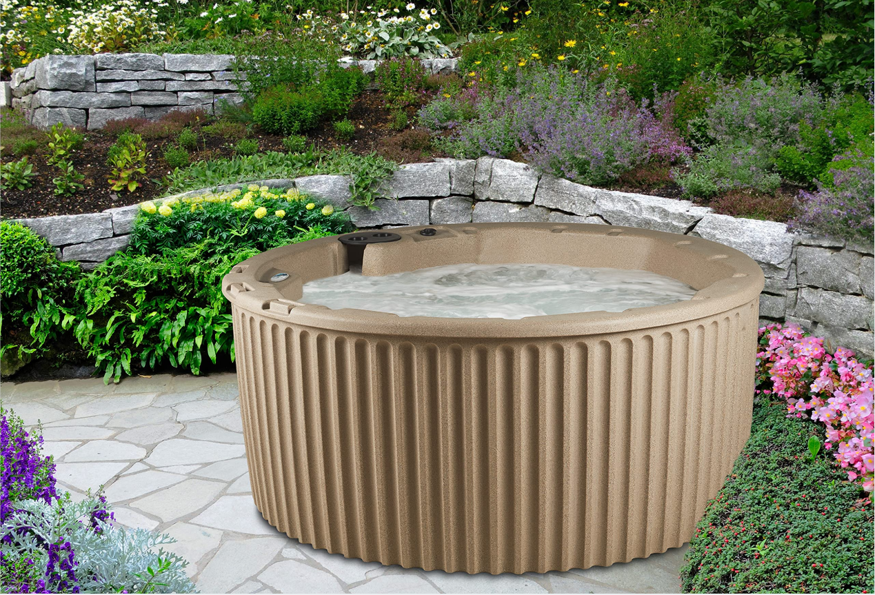 【Sports&Outdoors】20-Jets NEW Arbor Hot Tub, Seats 5-7, Cobblestone