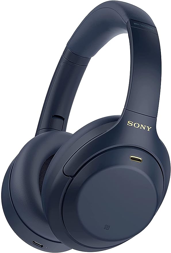 Sony WH-1000XM4 Noise Cancelling Wireless Headphones - 30 hours battery life - Over Ear style - Optimised for Alexa and the Google Assistant - with built-in mic for phone calls - Black