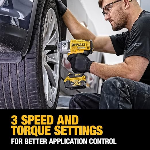 DEWALT DCF899N-XJ, 18 V XR Brushless 1/2 Inch High Torque Impact Wrench (950 Nm), Bare Unit, Yellow/Black