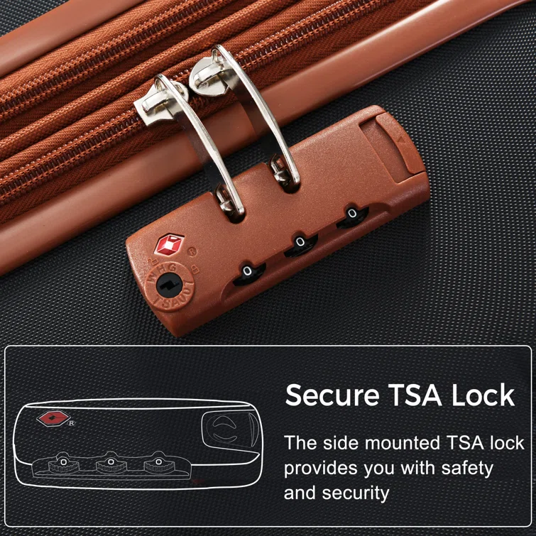 Suitcase Set with Spinner Wheels