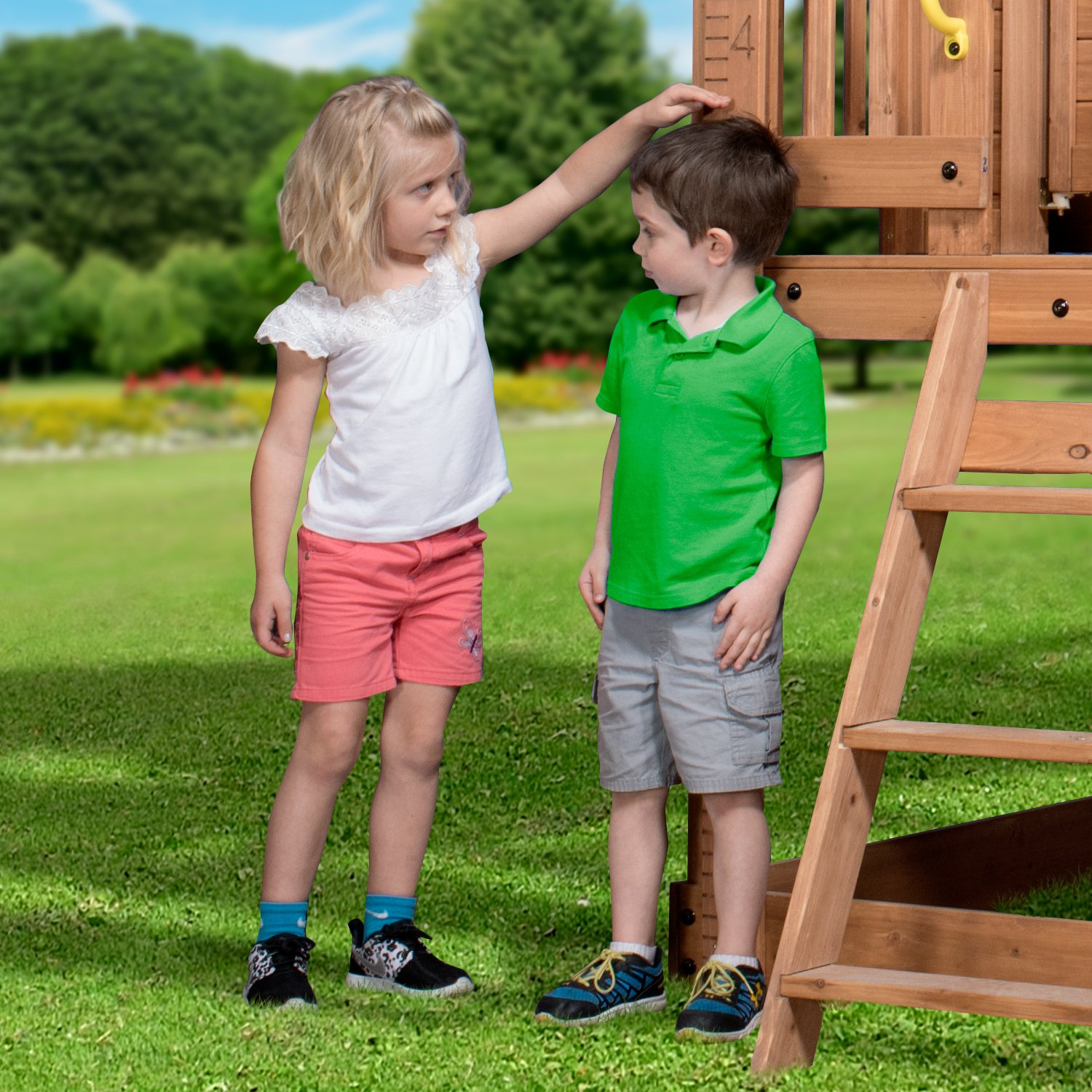 【Baby&Kids】Scenic Heights All Cedar Playhouse
